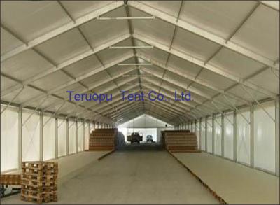 China Commercial Permanent PVC Storage Tents With ABS Solid Wall For Industrial Storage for sale