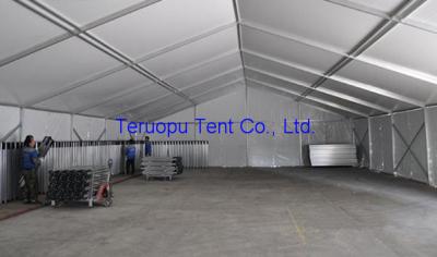 China Outdoor Warehouse Portable Storage Tents High Reinforce Aluminum Frame for sale