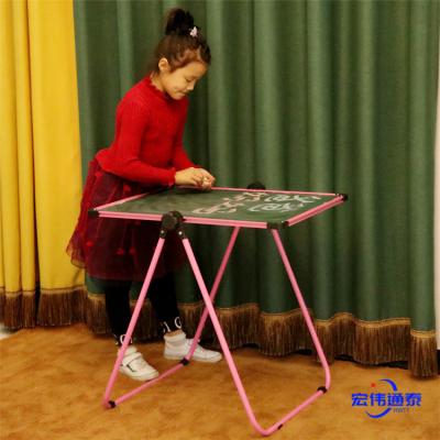 China DIY Educational Simple Small Blackboard White Board Inscription Small Easy To Fold Children's Drawing Board for sale