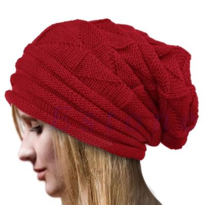 China Newest HOT JOINT Men's Women's Knit Oversized Slouchy Slouchy Beanie Hat Fashion Girl Warm Winter Hat Ski for sale