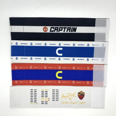 China Elastic Band Custom Sports Gifts Football Team Captain Elastic Band Captain Armband With Sublimation Print for sale