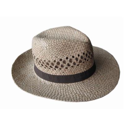 China Picture OEM Hand Crocheted Japanese Straw Hat Unisex for sale