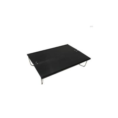 China Easily install the & Quickly Foldable Picnic Table Promotion Outdoor Portable Aluminum Alloy Black for sale