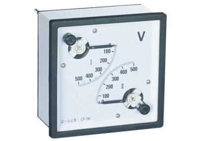 China De de distributiedoos/Generator gebruikte Comité Meters, Analoge Dubbel Vertoningstype/Comité Voltmeter Te koop