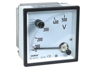 China Kombinierter Maximalleistungs-Voltmeter, analoges Draht Voltag-Meter der Platten-Meter/3 Phasen-3 zu verkaufen