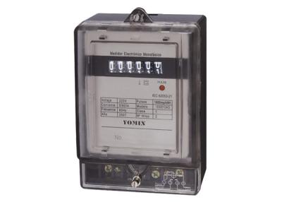 China AC 220V10A IP56 Single Phase Two Wire Electronic Energy Meter for Home Use for sale