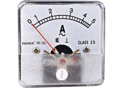 China Quadratisches bewegliches Eisen-analoger Platten-Meter-direkte Eingabe Wechselstrom-Amperemeter zu verkaufen