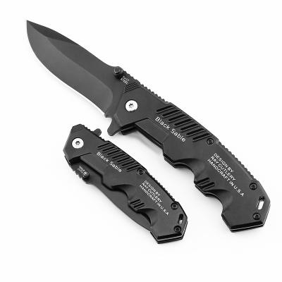 China Homesen Open Slide Outdoor Combat Army Hunting Knife Camping Folding Survival, Stainless Steel Pocket Knife, Tactical Knife for sale