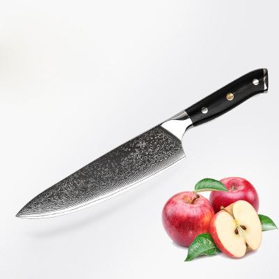 China Disposable Homesen Forged Damascus Chef Knife, Custom Handmade Damascus Steel Kitchen Knife for sale