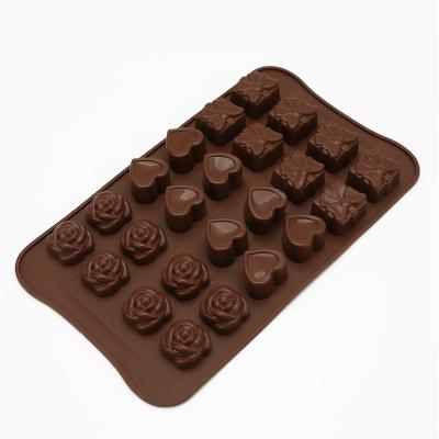 China Homesen 3d disposable custom silicone chocolate mold, silicone mold chocolate, polycarbonate mold for chocolate for sale