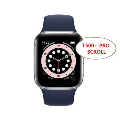 China MP3 playback Dropshipping Smartwatch T500 plus pro Smart Watch T500+ pro Roll heart Rate Blood Pressure Monitor T500 plus T500 pro for sale