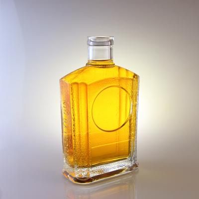 China Distillery Maker California 70cl 700ml Xo Brandy Bottles With Closure Glass for sale