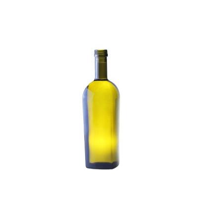 China Wholesale tequila factory green spray decal treatment wine bottle outdoor mexican glass tequila bottle 700ml750ml for sale for sale