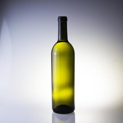 China Winery Manufacturers Good Color 750ml Glass Clear Champagne Bottle For Stoppers for sale