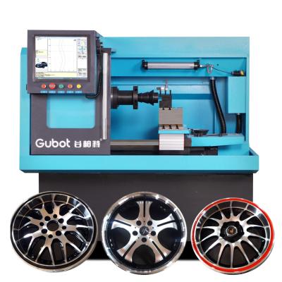 China Machinery Repair Shops Rims Alloy Wheel Gubot Lathe Alloy Wheel Rim Repair CNC Lathe Diamond Cutting Wheel for sale