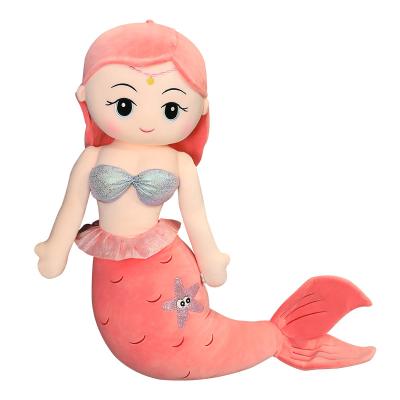 China Cute Custom Plush Toy Doll Plush Toy Mermaid Toy Girl Gift Soft Sleep Pillow for sale