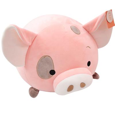 China Gift Round Ball Pillow Cute Animal Stuffed Toy Pig Doll Elephant Dinosaur Soft Plush Toys for sale