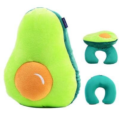 China Rest Hot Sale Plush Toy Avocado Stuffed Toys Travel Custom Pillow Plush Toy Functional Wholesale for sale