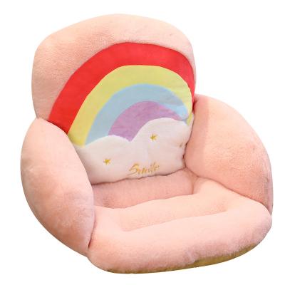 China Home Sofa Floor Chair Cushion Wholesale Customized Soft Rabbit Fur Fabric Design Cushions For Home Decor for sale