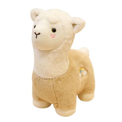 China Cute Plush Llama Plush Toys Stuff Toys Kawaii Sheep Doll 25cm for sale