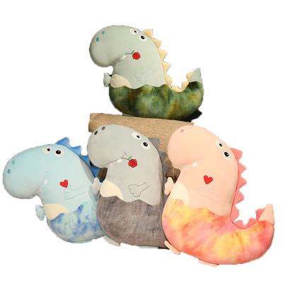 China Decoration Kawaii Dinosaur Plush Toys Cute Egg Shell Dinosaur Stuffed Doll Cartoon Animals Soft Toys Dolls For Kids Birthday Toy Gift for sale