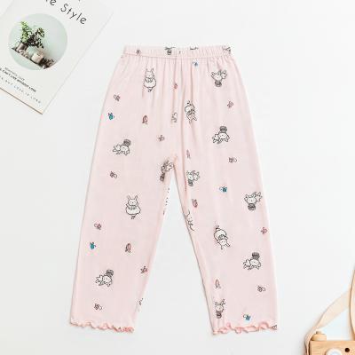 China Wholesale Custom New Style Cute Pattern Breathable Printed Kids Pants For Girls for sale