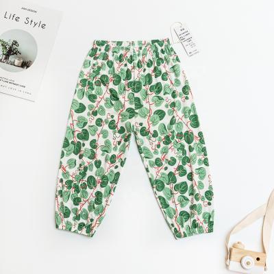 China Factory direct sales cheap price custom kids girls mosquito repellent slim pants Anti-wrinkle for sale