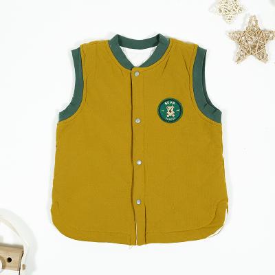 China Manufacturer High Quality Breathable Autumn Girls Warm Vest Winter Supply Thicken Vest Children Outerwear for sale