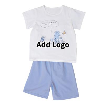 China Summer Boys Clothing Casual Kids Shorts Sets Boys Sets Two Piece Shirt And Short Set For Kids for sale