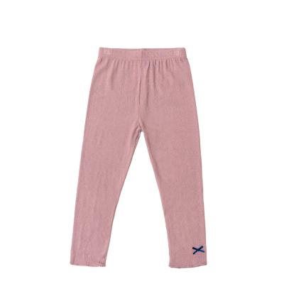 China Hot Selling Anti-wrinkle Kids Summer Mosquito Repellent Rib Long Casual Colorful Pants for sale