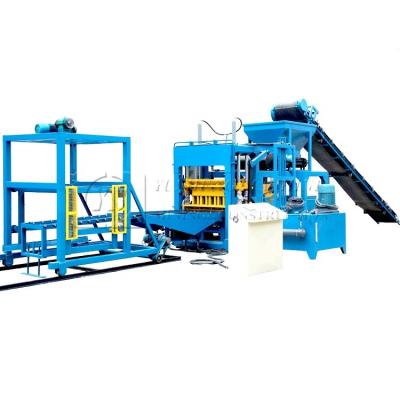 China Hotels Used Interlocking Clay Block Machine Cement Brick Making Machine With Diesel Engine for sale