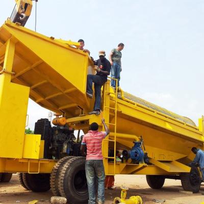 China energy & Smallest gold mining portable washing machine trommel screen plant for gold setter for sale