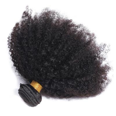 China Wholesale Afro Kinky Curly Vendor Forcuteu Brazilian Line Raw Virgin Weave Double Drawn Curly Afro Hair Braiding Bundle for sale