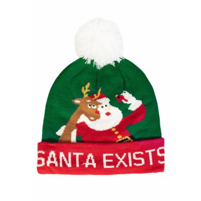 China Chirstmas Decor Christmas Decoration Supplies New Styles Festival Beanie Pom Christmas Hats Hot Sale Wholesale Kids Gifts For Santa Hats for sale