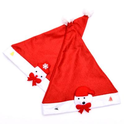 China Non Woven Fabric Yiwu Led Party Kids And Adults Winter Lightweight Classic Christmas Santa Hats for sale