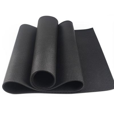 China PVC Recycled Durable Black High Density PVC Fitness Training Gym Sets Yoga Mat for sale