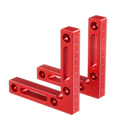 China woodworking measuring & Position 90 Degree Square Precise Clamping Right Angle Clamps L Form Fixture Machinist Assistant Square With Metric And Inch Sacle for sale