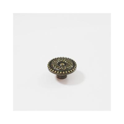 China Modern New Products Handle Furniture Handle Knob Flower Zinc Alloy Pull Handle for sale