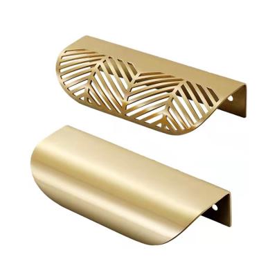 China Modern High Quality Bedroom Kitchen Furniture Handle Pure Copper Cabinet Handles for sale