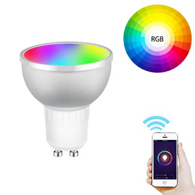 China Residential Cheap Smart Home Automation Wifi Smart LED Light Bulb With Tuya APP Smart Control 5W UG10 for sale