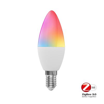 China 2021 Hot Sale Residential Amazon Graffiti Smart Led Bulb Smart Led Bulb Wifi zigbee3.0 Color Changing Led Bulb Color for sale