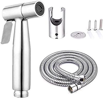 China Modern Handheld Bidet Sprayer Stainless Steel Shattaf Toilet Bidets Shower Head for sale