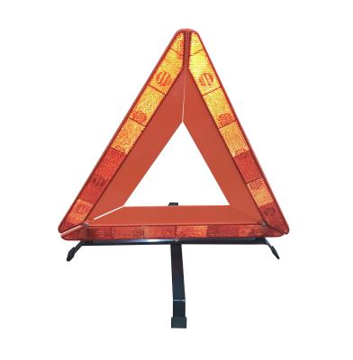 China Roadway Warning Triangle High Reflector Red Reflective Warning Triangle Emergency Car Warning Triangle Tool Kit for sale