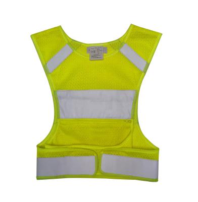 China Low Price Water Proof Hi Top Custom Logo Vis Safety Vest Running Cycling Safety Jogging Reflective Vest for sale