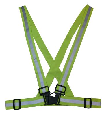 China High Reflective Visibility Water Proof Safety Vest Running Cross Vest Elastic Waist Belt Gear for sale