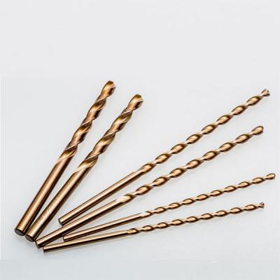 China Solid Carbide Drills HAFFMAN HSS-Co Long Straight Shank Twist Drill for sale