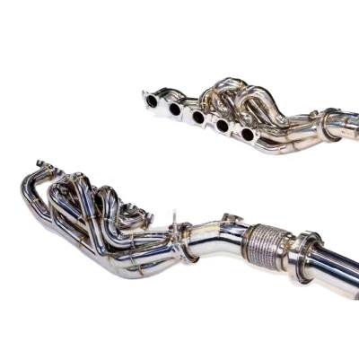 China 304 Stainless Steel Jagrow Performancecustom Exhaust Headers & Downpipe For Audi R8 16-18 for sale