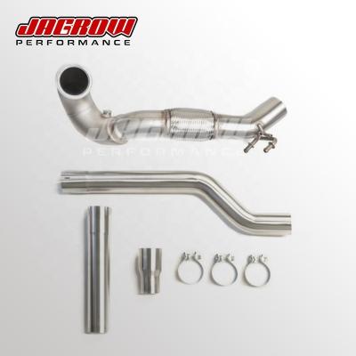 China good design 304 stainless steel exhaust downpipe for VW GOLF MK7GTI 1.4 TSI for sale