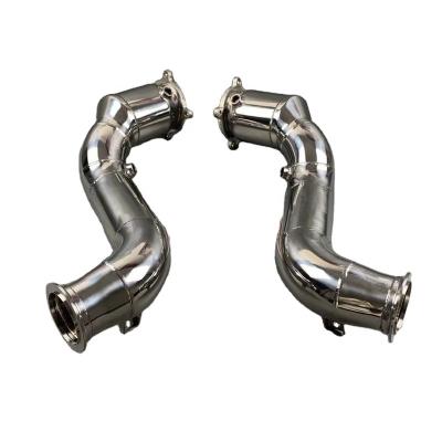 China 304 Stainless Steel High Performance Racing Car Exhaust Downpipe For Mclaren 720S 2018- for sale