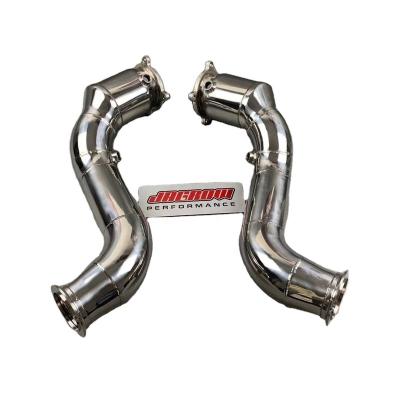 China 304 Stainless Steel High Performance 304SS Exhaust Downpipe For Mclaren 720S 4.0T 2018+ for sale